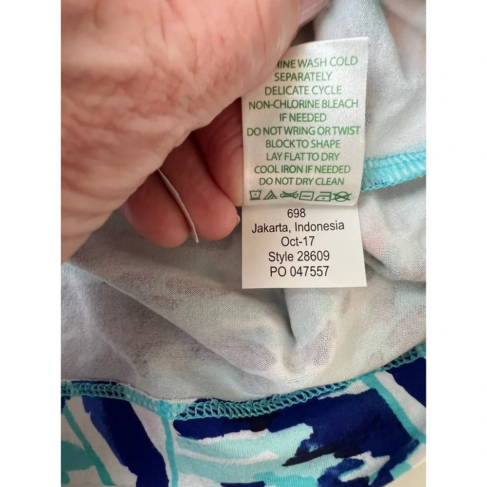 LILLY PULITZER Girls Size XL 12-14 Dress SAILBOAT Beach Colorful Preppy